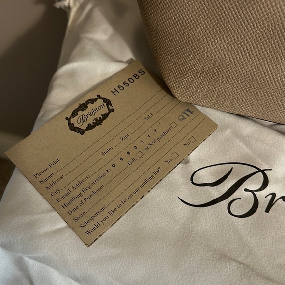 Brighton Cirrus Winged Tote - NWT & Registration Card - Picture 3 of 13